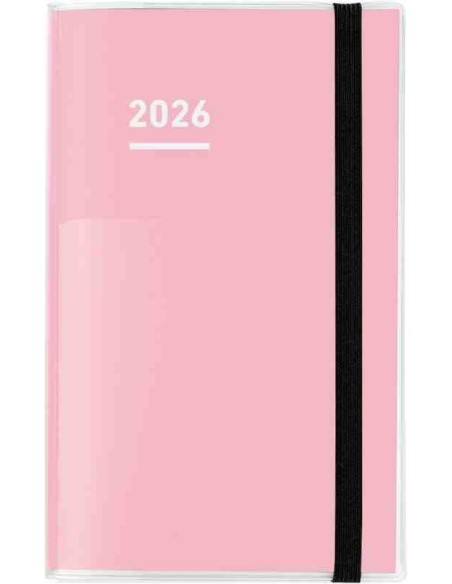Jibun Techo Kokuyo - Agenda 2025 - Diary + Life + Idea set -  A5 Slim - Rosa