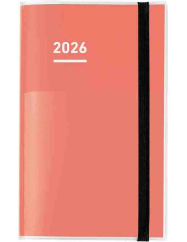 Jibun Techo Kokuyo - Agenda 2025 - Diary + Life + Idea set -  A5 Slim - Vermelho