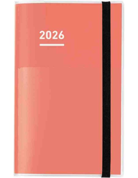 Jibun Techo Kokuyo - Agenda 2025 - Diary + Life + Idea set -  A5 Slim - Vermelho