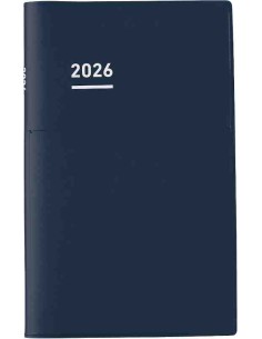 Jibun Techo Kokuyo - Agenda 2026 - Biz Diary - A5 Slim - Azul marinho