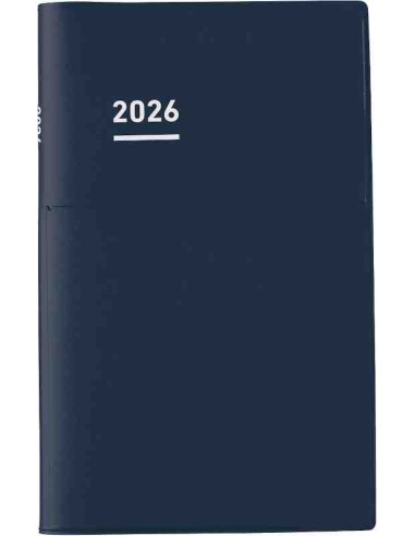 Jibun Techo Kokuyo - Agenda 2026 - Biz Diary - A5 Slim - Azul marinho