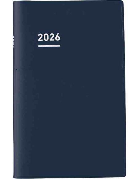 Jibun Techo Kokuyo - Agenda 2026 - Biz Diary - A5 Slim - Azul marinho