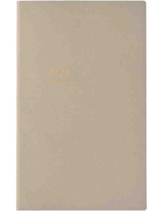 Jibun Techo Kokuyo - Agenda 2026 - Lite Mini Diary - B6 Slim - Bege