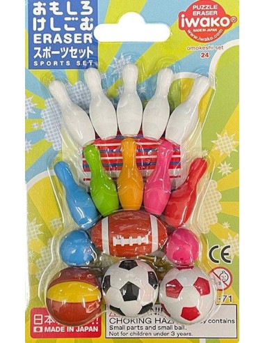 Iwako Puzzle Eraser - Sports (Borrachas...