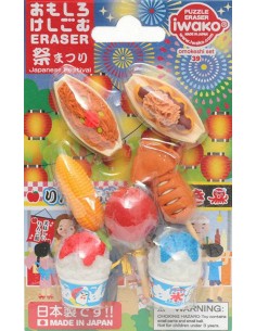 Iwako Puzzle Eraser - Festival Japonês (Borrachas...