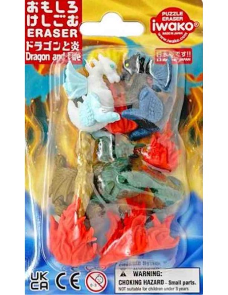 Iwako Puzzle Eraser - Dragon (Borrachas coleccionáveis - Made in Japan) 