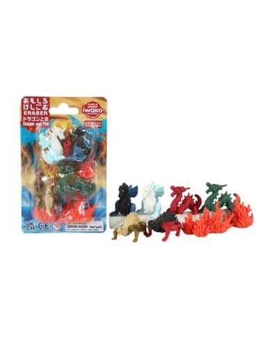 Iwako Puzzle Eraser - Dragon (Borrachas coleccionáveis - Made in Japan) 