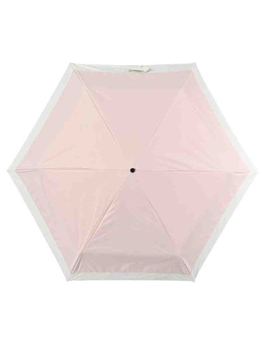 Guarda-chuva SORANI para sol e chuva com proteção UV (FPU 50+) - Bicolor rosa e branco (58 cm)