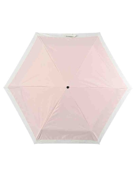 Guarda-chuva SORANI para sol e chuva com proteção UV (FPU 50+) - Bicolor rosa e branco (58 cm)