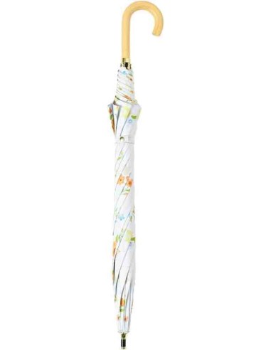 Guarda-chuva comprido para sol e chuva com 100% de proteção contra a luz - Flores (55 cm)