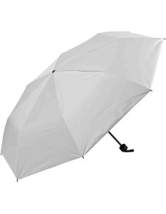 Guarda-chuva SORANI para sol e chuva com proteção UV (FPU 50+) - Resistente ao vento - Cinza (58 cm)