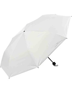 Guarda-chuva SORANI para sol e chuva com proteção UV (FPU 50+) - Resistente ao vento -Branco (58 cm)