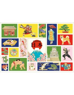 Chikyu Greetings - Cartão japonês - Símbolos do Japão