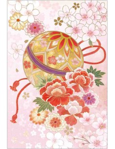 Chikyu Greetings - Cartão japonês - Motivos Tradicionais Japoneses