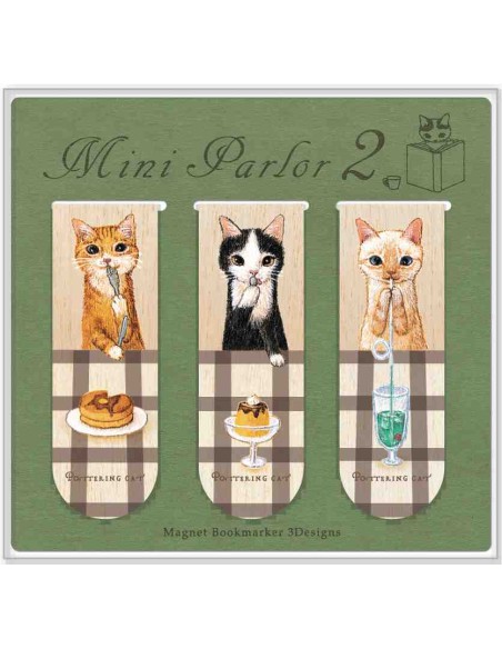 Pottering Cat - Marcador de páginas magnético - Mini Parlor 2