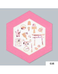 FUTABA - Rokkaku Card Kirakira Japan - Tradição Japonesa