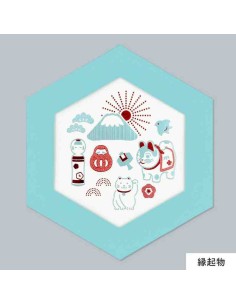 FUTABA - Rokkaku Card Kirakira Japan - Amuletos da Sorte