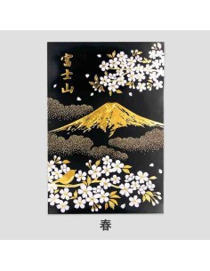 FUTABA - Postal Lugares Famosos do Japão - Monte Fuji - Primavera