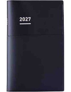 Jibun Techo Kokuyo - Agenda 2027- Biz Diary - A5 Slim - Preto