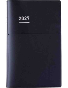 Jibun Techo Kokuyo - Agenda 2027 - Biz Diary - A5 Slim - Azul-marinho