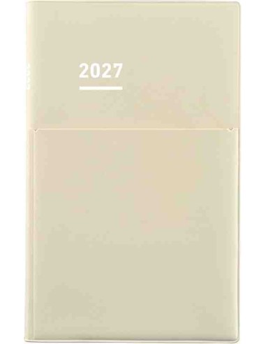 Jibun Techo Kokuyo - Agenda 2027 - Biz Diary - A5 Slim - Bege