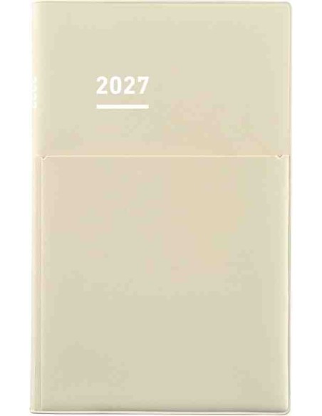 Jibun Techo Kokuyo - Agenda 2027 - Biz Diary - A5 Slim - Bege