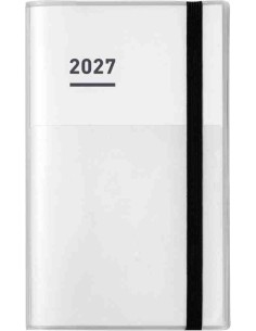 Jibun Techo Kokuyo - Agenda 2027 - Diary + Life + Idea set - A5 Slim - Branco