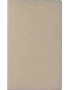 Jibun Techo Kokuyo - Agenda 2027 - Lite Mini Diary - B6 Slim - Bege