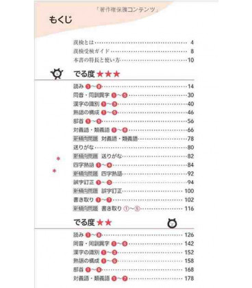 Kanken Pocket Derejun (in order of appearance) 3Kyuu