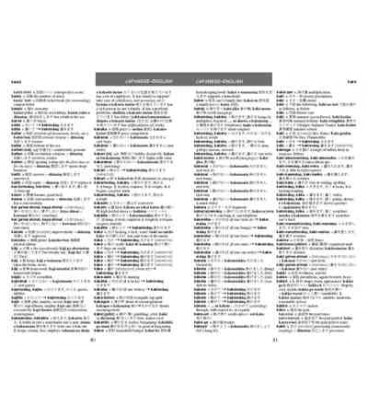 Compact Japanese Dictionary (Japanese-English/English-Japanese)- Ideal for JLPT Exam Prep.