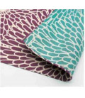 Yamada Seni Musubi - Pañuelo japonés - Crisantemo-Reversible (púrpura y azul)- 100% Algodón