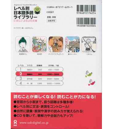 Japanese Graded Readers, Level 2- Volume 1 (Incluye CD)