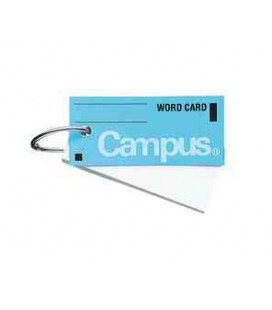 Mini tarjetas de vocabulario - Campus Kokuyo (85 hojas-Tapa color azul)