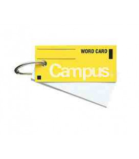 Mini tarjetas de vocabulario - Campus Kokuyo (85 hojas-Tapa color amarillo)
