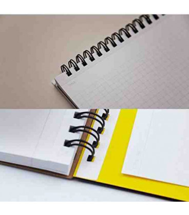 Maruman Mnemosyne Notebook N180A (Tamaño A4) - Cuadrículas de 5 mm