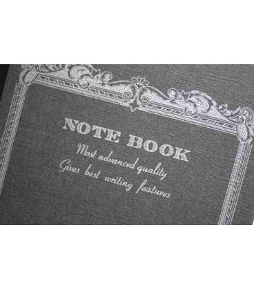 Apica CD11-BK Notebook (Tamaño A5, color negro)