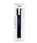 Seed Slendy Plus Eraser Black-Soporte de metal con goma de borrar lápiz y tinta (importado de Japón