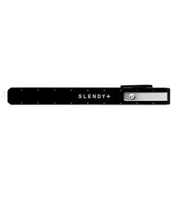 Seed Slendy Plus Eraser Black-Soporte de metal con goma de borrar lápiz y tinta (importado de Japón