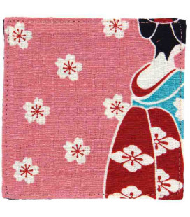 Posavasos reversible Kurochiku (Kyoto)- Modelo: Maiko momo